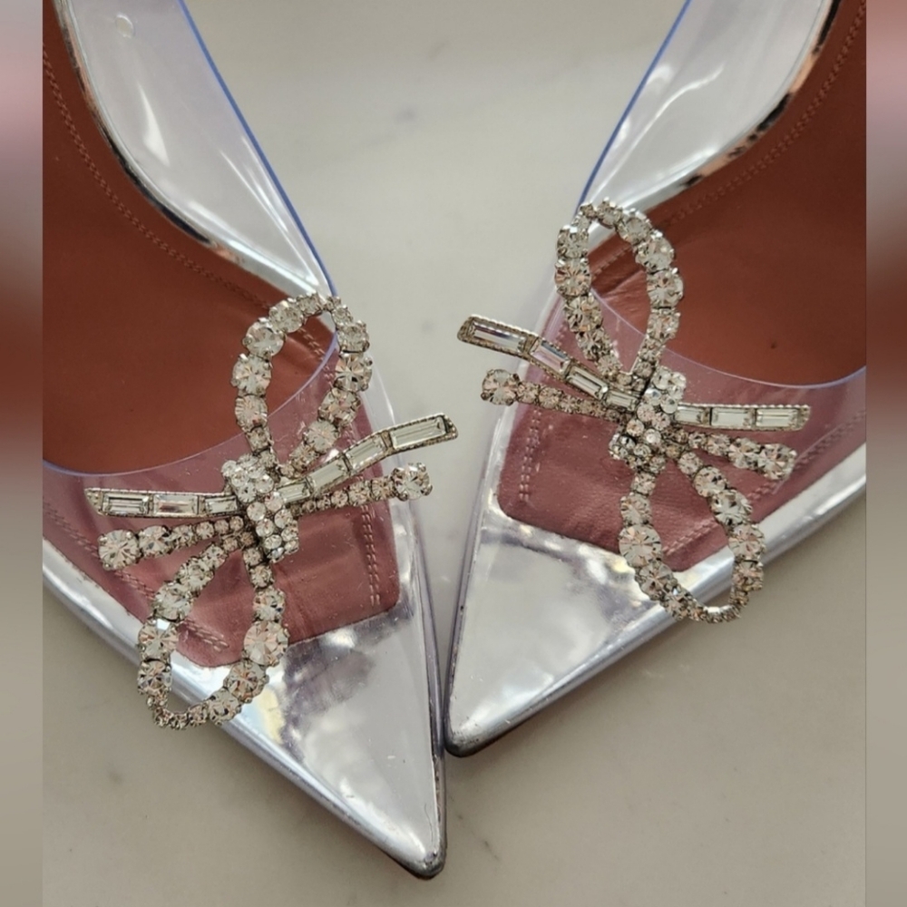Amina Muaddi Heels Rosie PVC